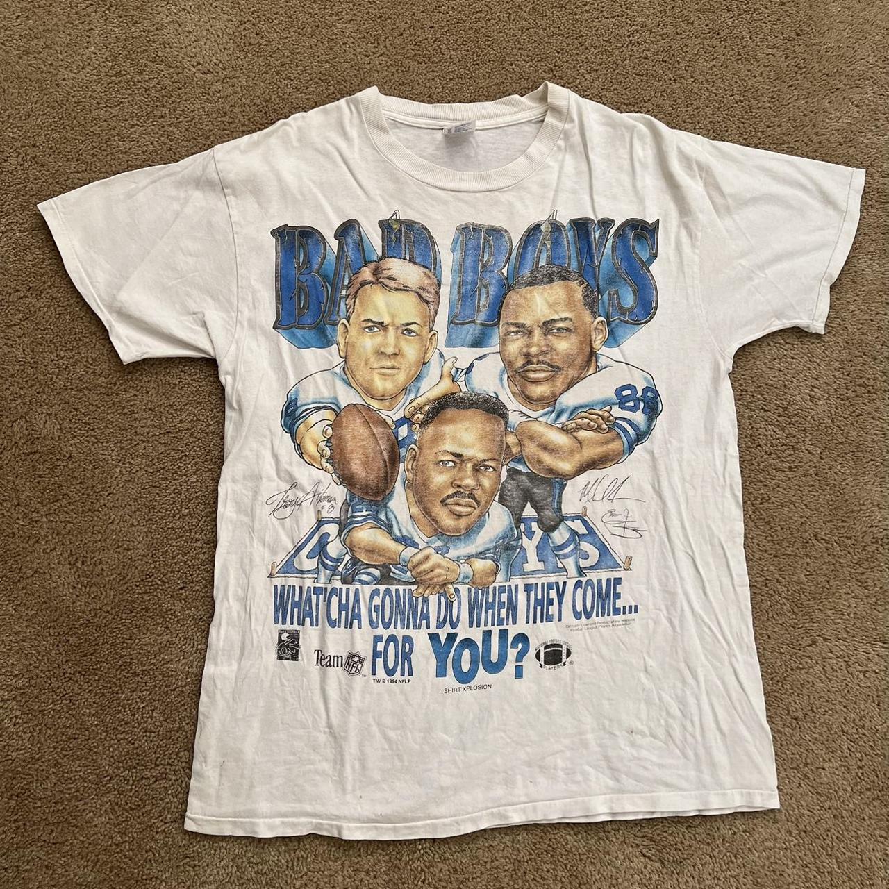 This rare vintage 1994 Dallas Cowboys shirt with - Depop