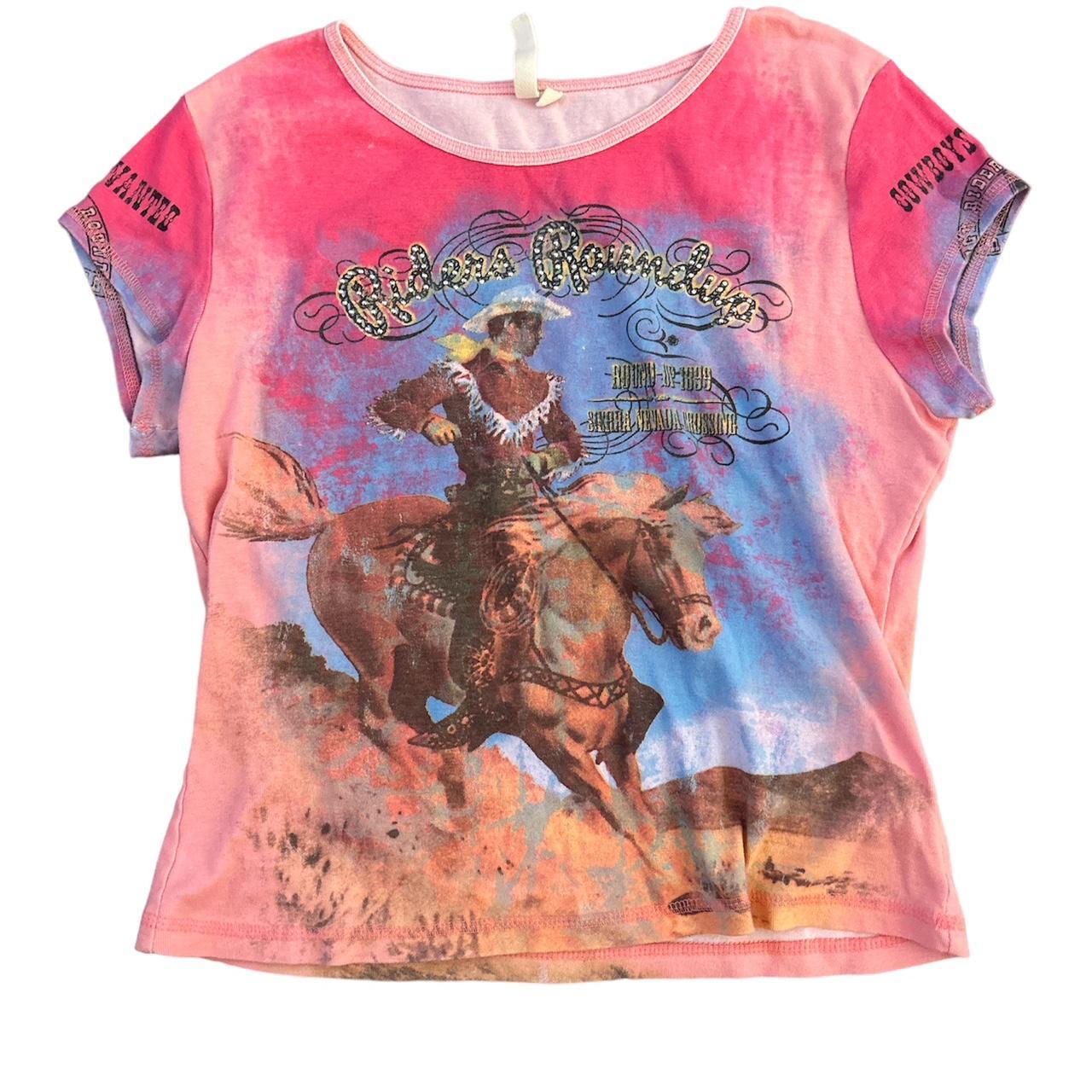 Tops, Pink Y2k Cowboys Jersey