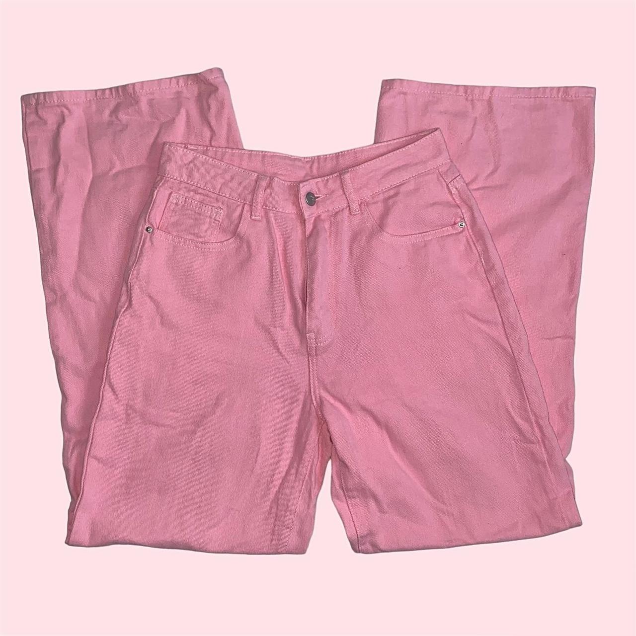 Romwe Women's Pink Trousers