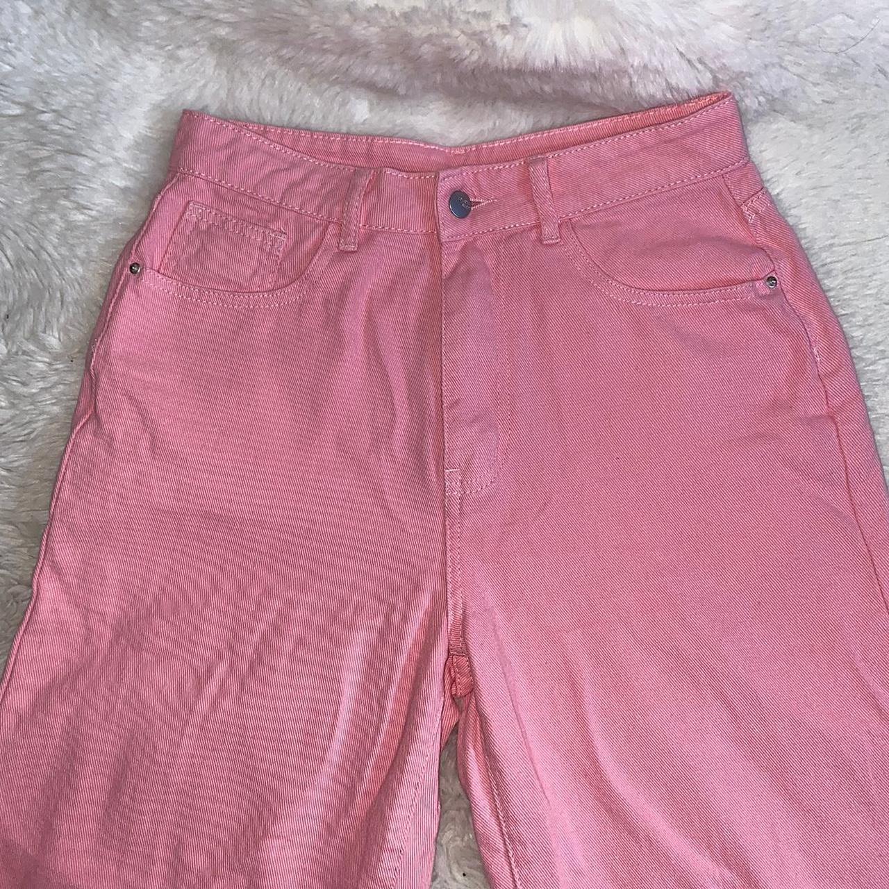 Romwe Women's Pink Trousers (3)