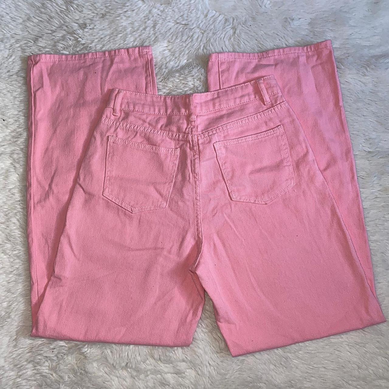 Romwe Women's Pink Trousers (4)