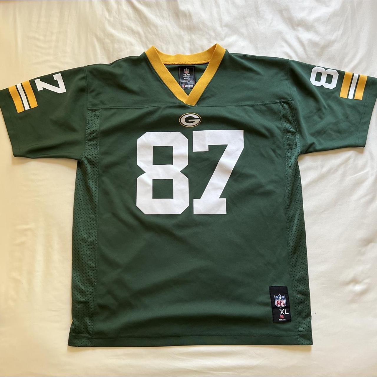 Packers #87 Jordy Nelson Nike Away Game Jersey Small White