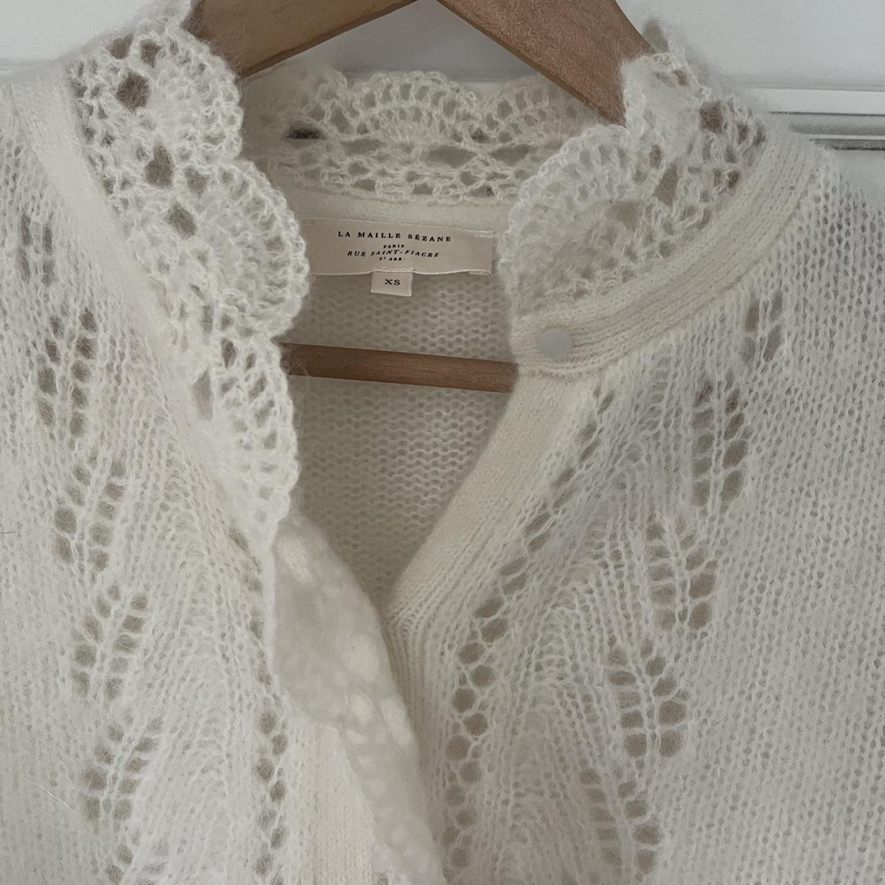 Sezane Angie cardigan in ecru. New no tags Brand | Depop Sezane Angie cardigan in ecru. New no tags Brand | Depop