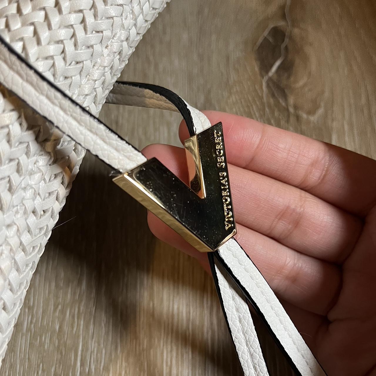 black and gold victoria secret bag