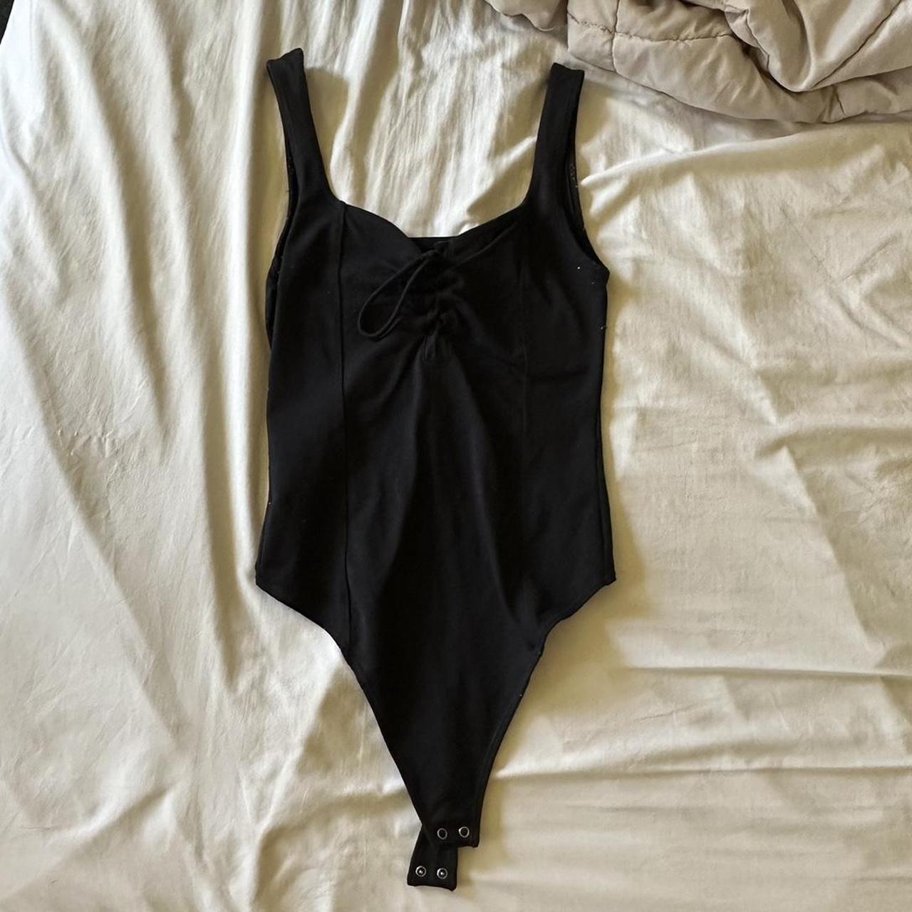 Abercrombie & Fitch Lace Bodysuit in Black