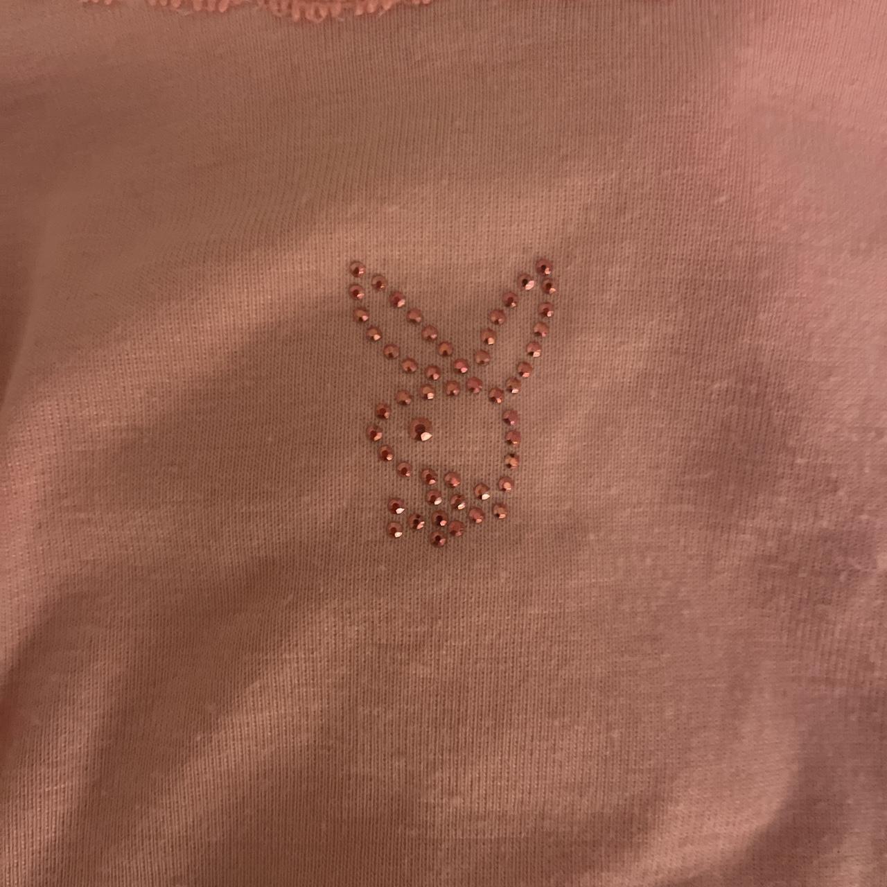 Deadstock early 2000s playboy intimates pink tank... Depop