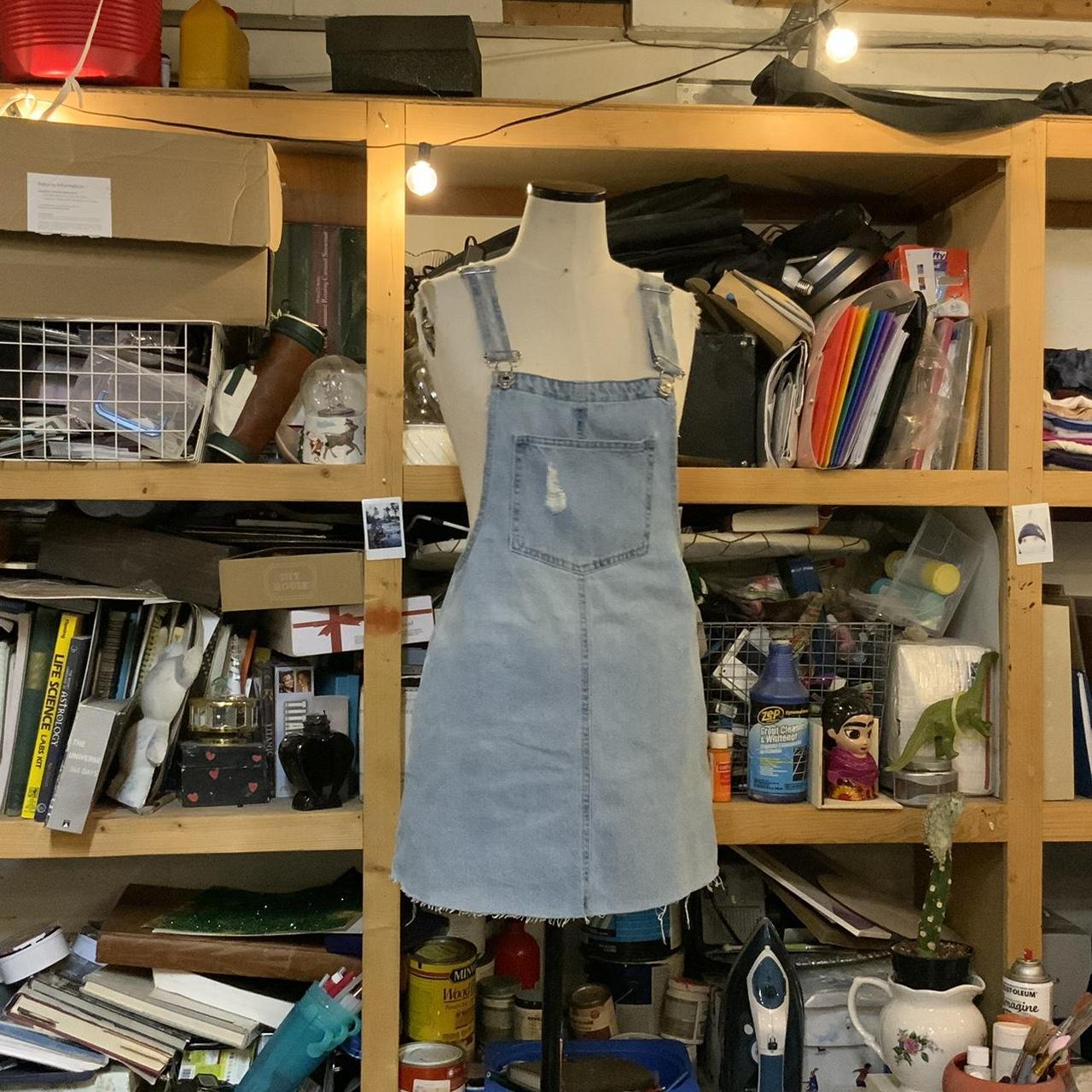 Pull&Bear Women's Blue Dungarees-overalls