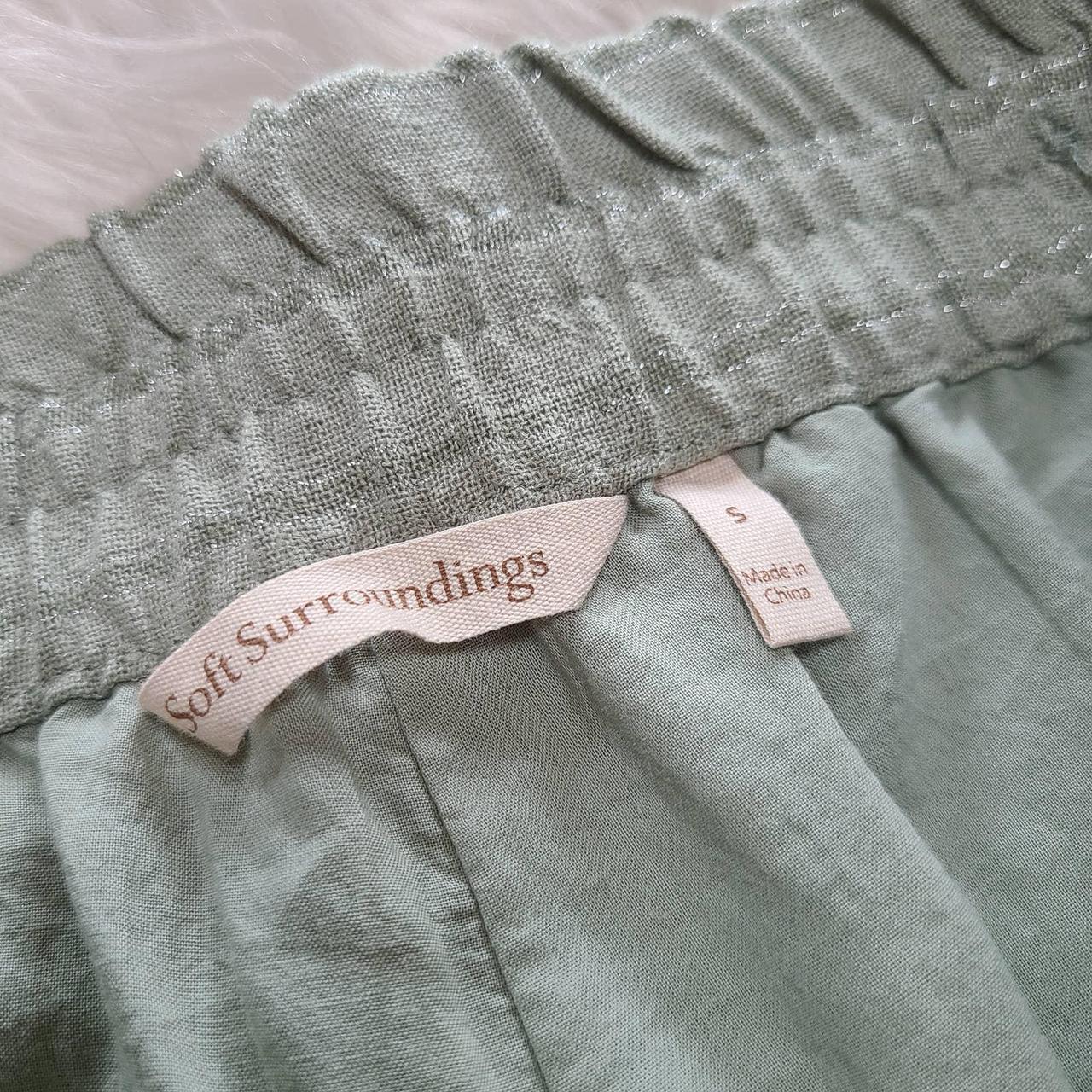 Soft Surroundings Linen Gauze Style Flyaway Pants - Depop