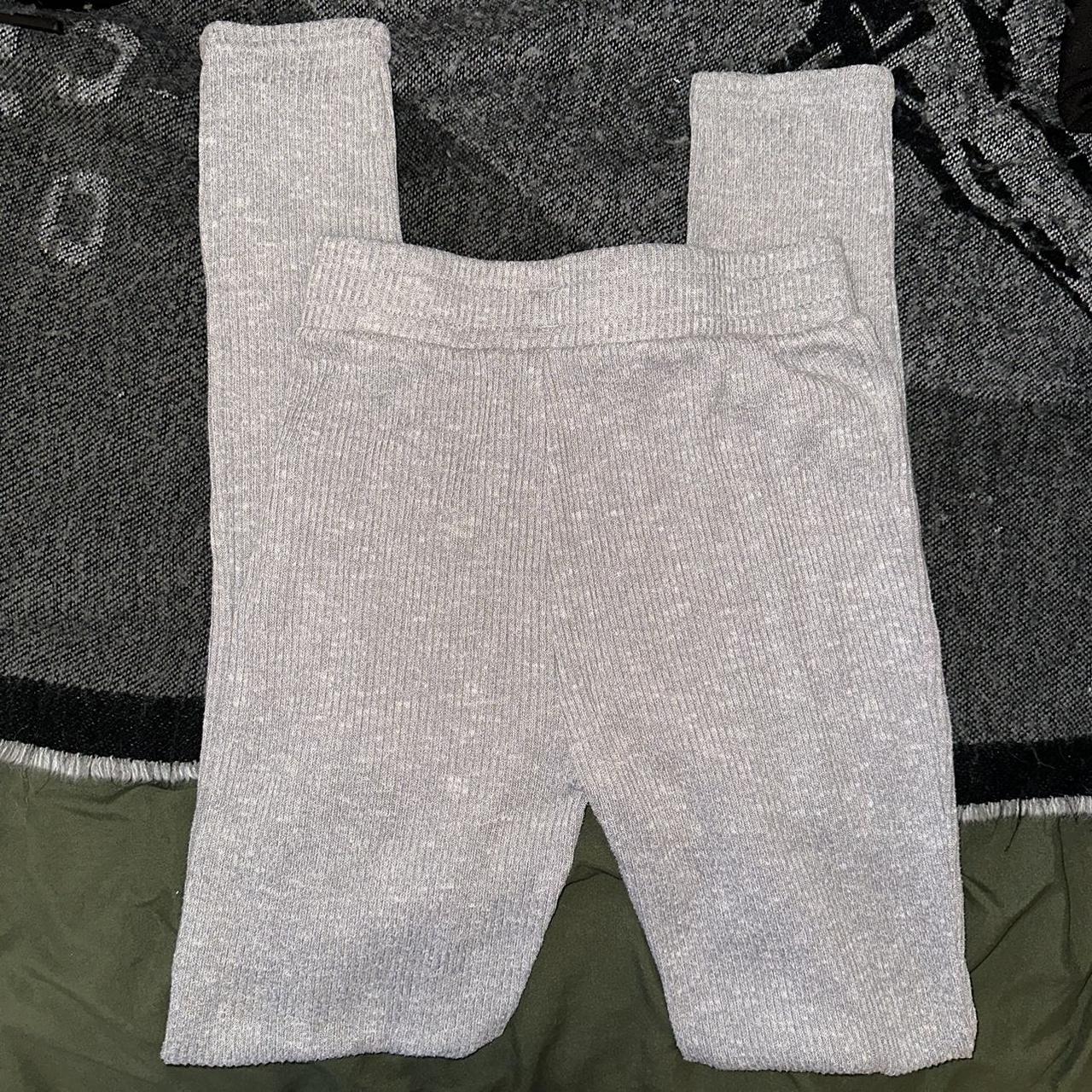 EUC 2 Pairs Gymshark Ribbed Gray Slounge Sweater - Depop