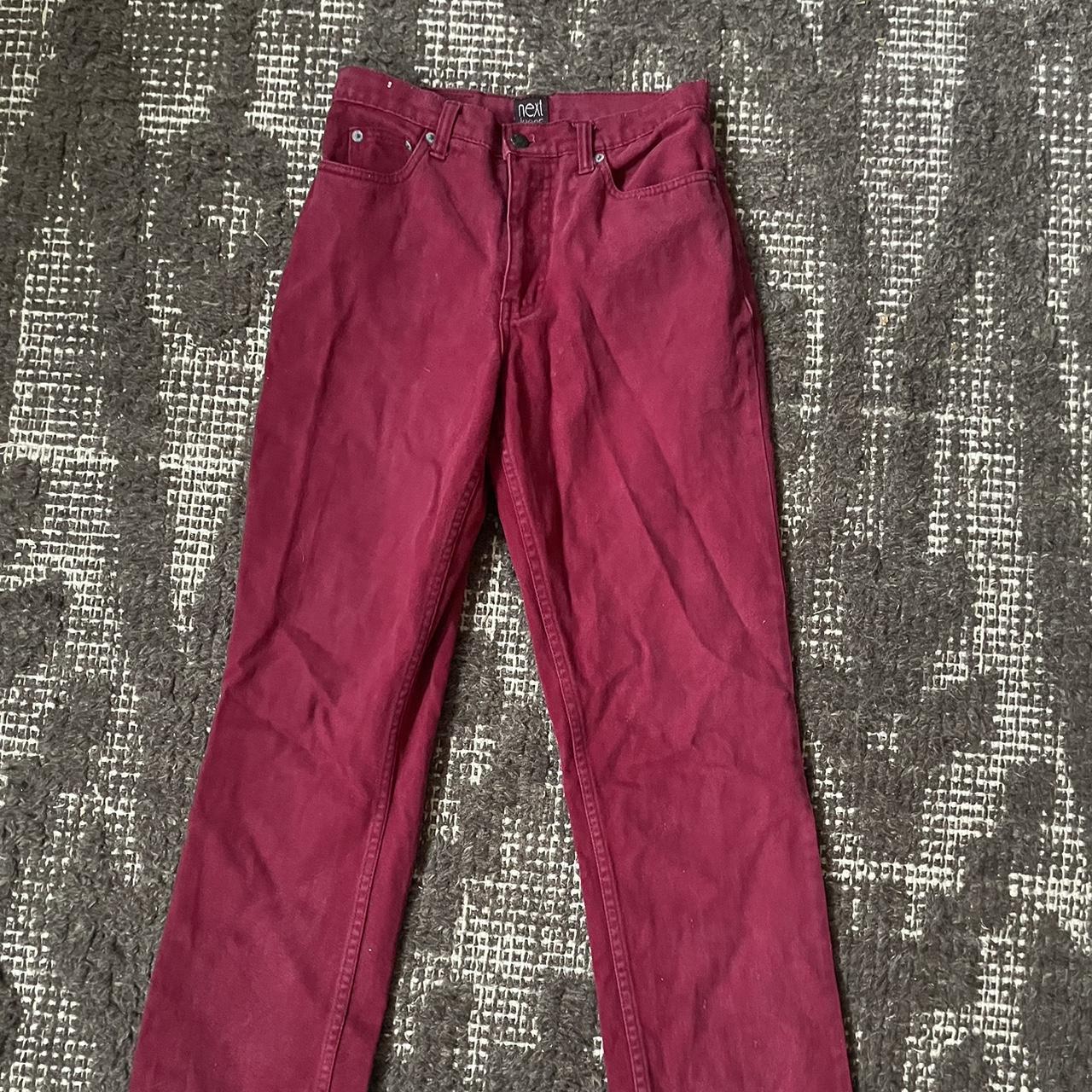 red jean super fun! great fit “next fashion” branded... - Depop