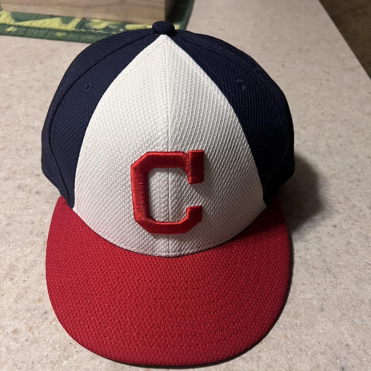 Vintage Cleveland Indians Chief Wahoo Diamond Era 5950 New Era 7 1