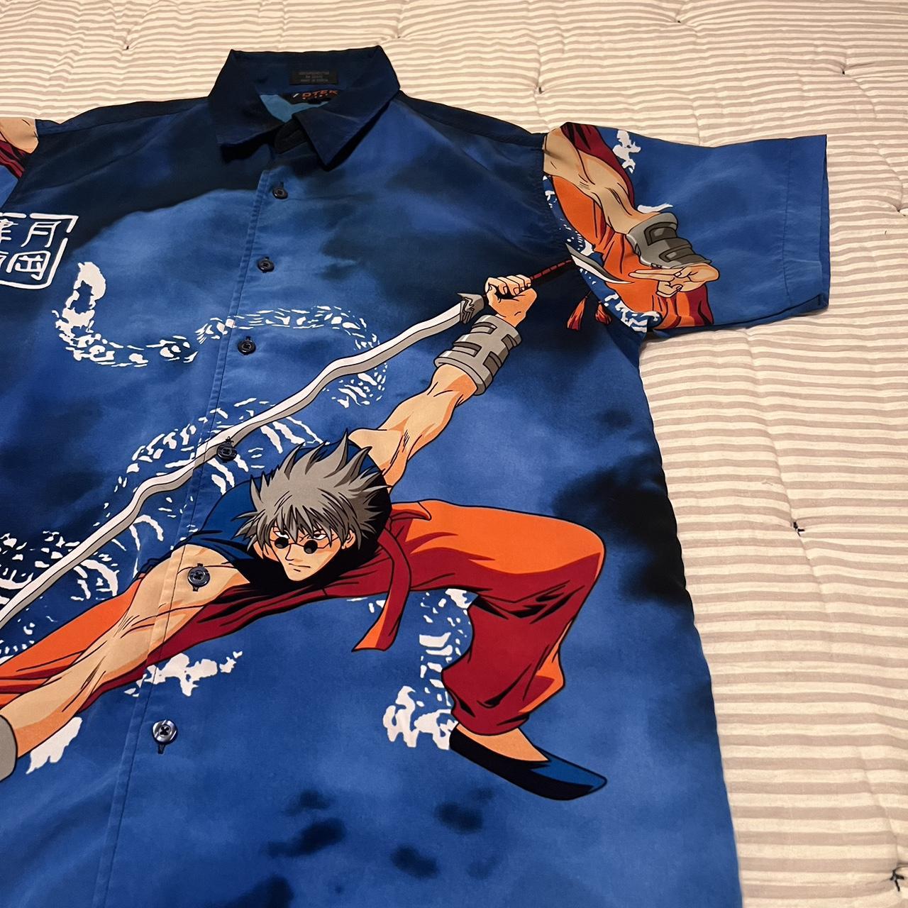Shirts | Vintage Great General Anime Button Up Shirt Y2k 200s Size Large  Samurai 70 Sil | Poshmark