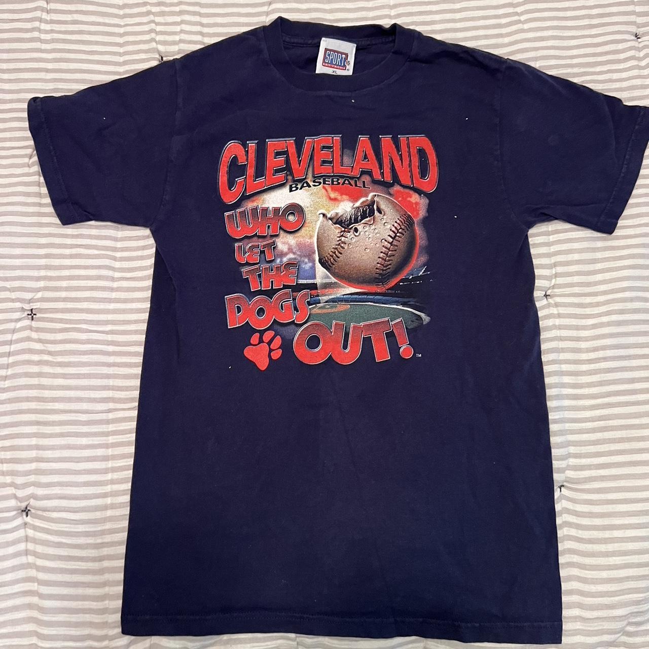 Vintage Cleveland Baseball Navy T shirt