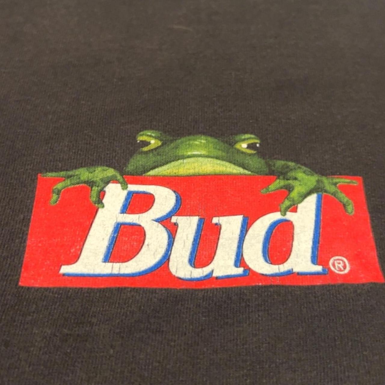 Vintage 90s Budweiser Come Over To My Pad T-Shirt - Depop