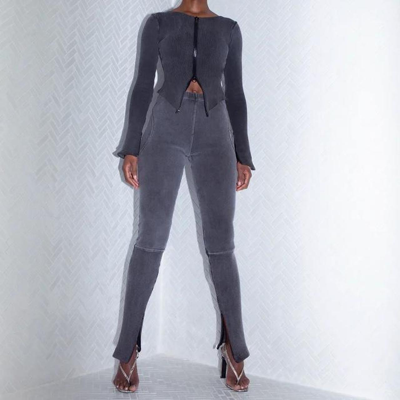 The K Label Set MultiPanelled Contour Rib trouser... Depop