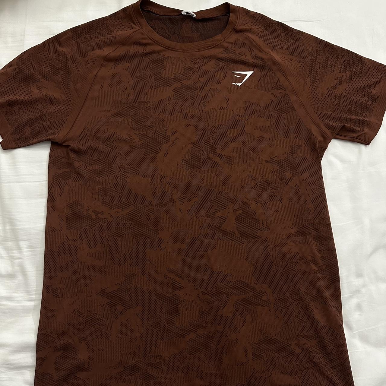 Gymshark men training workout shirt size L. Gently... Depop