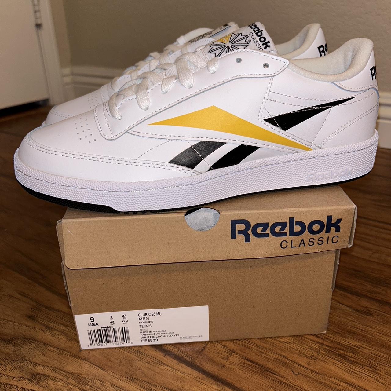 Reebok club c 85 mens deals yellow