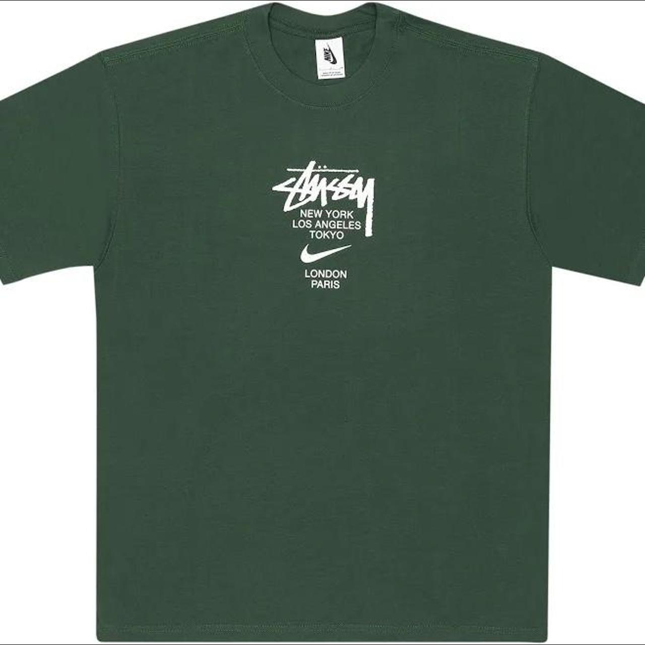 Stüssy X Nike International Tee Gorge Green 2020 New - Depop