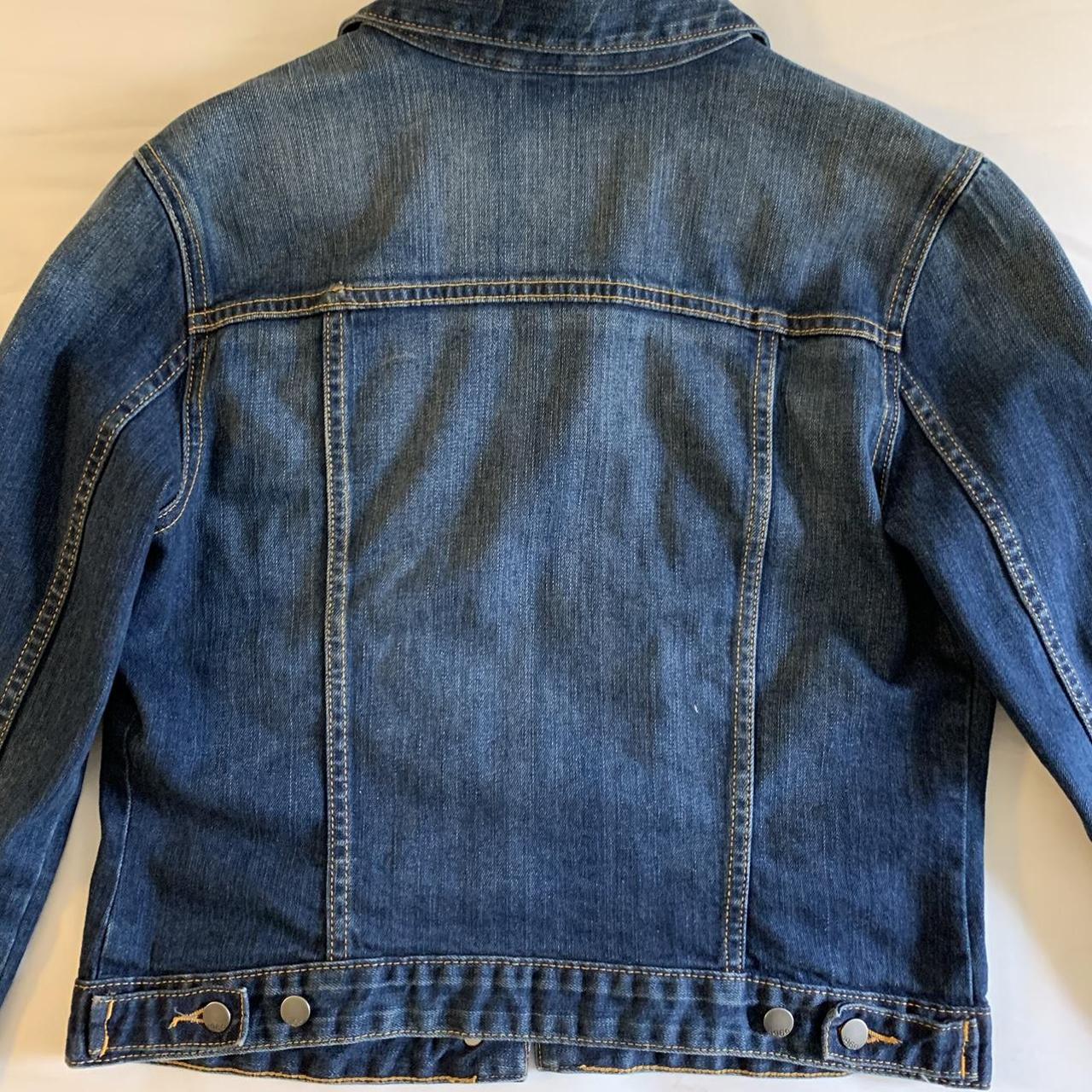 Gap Women's Navy and Blue Jacket Depop