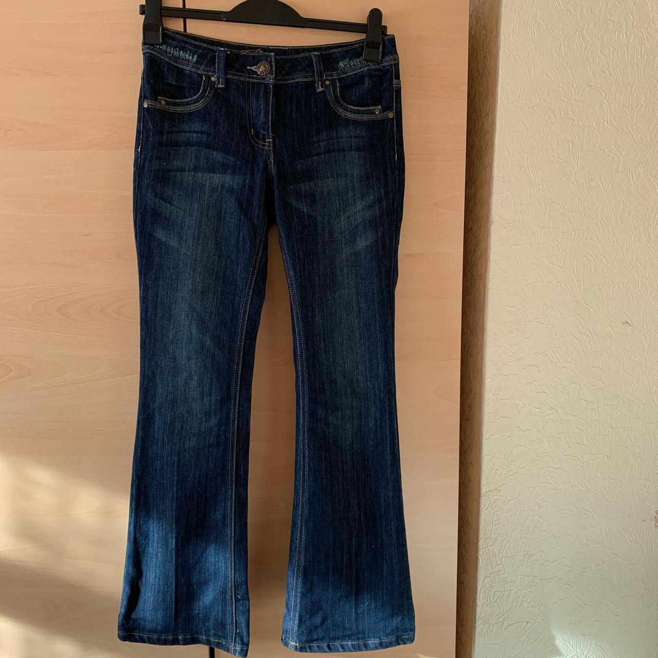 Dorothy Perkins women low rise bootcut bootleg blue... Depop