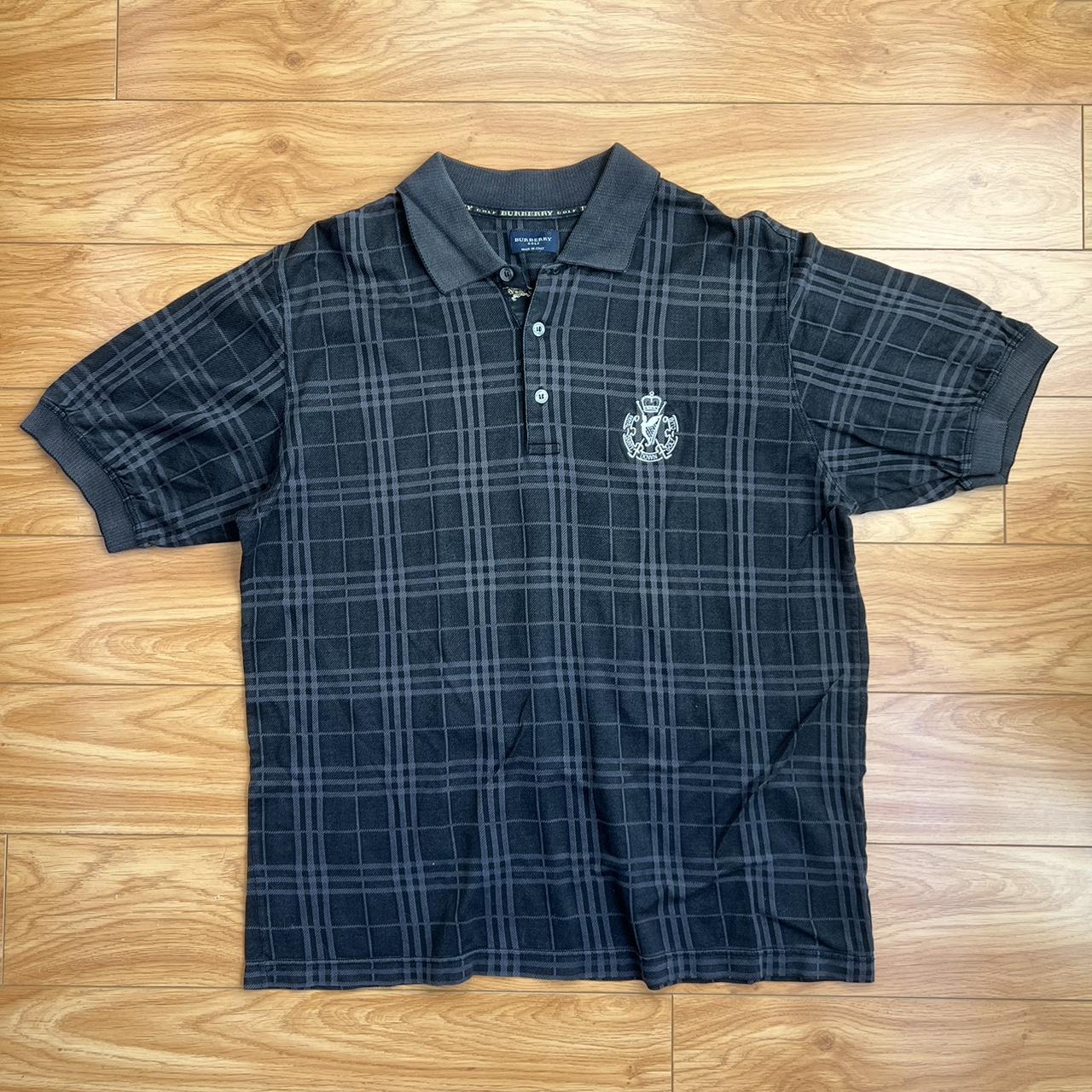 Burberry golf polo clearance shirt