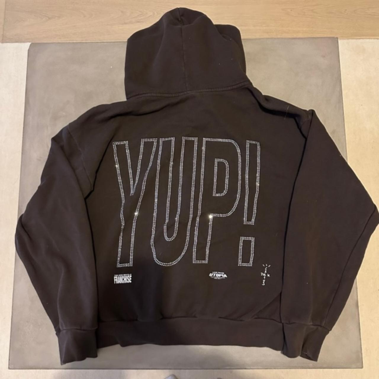 Yup zip discount hoodie travis scott