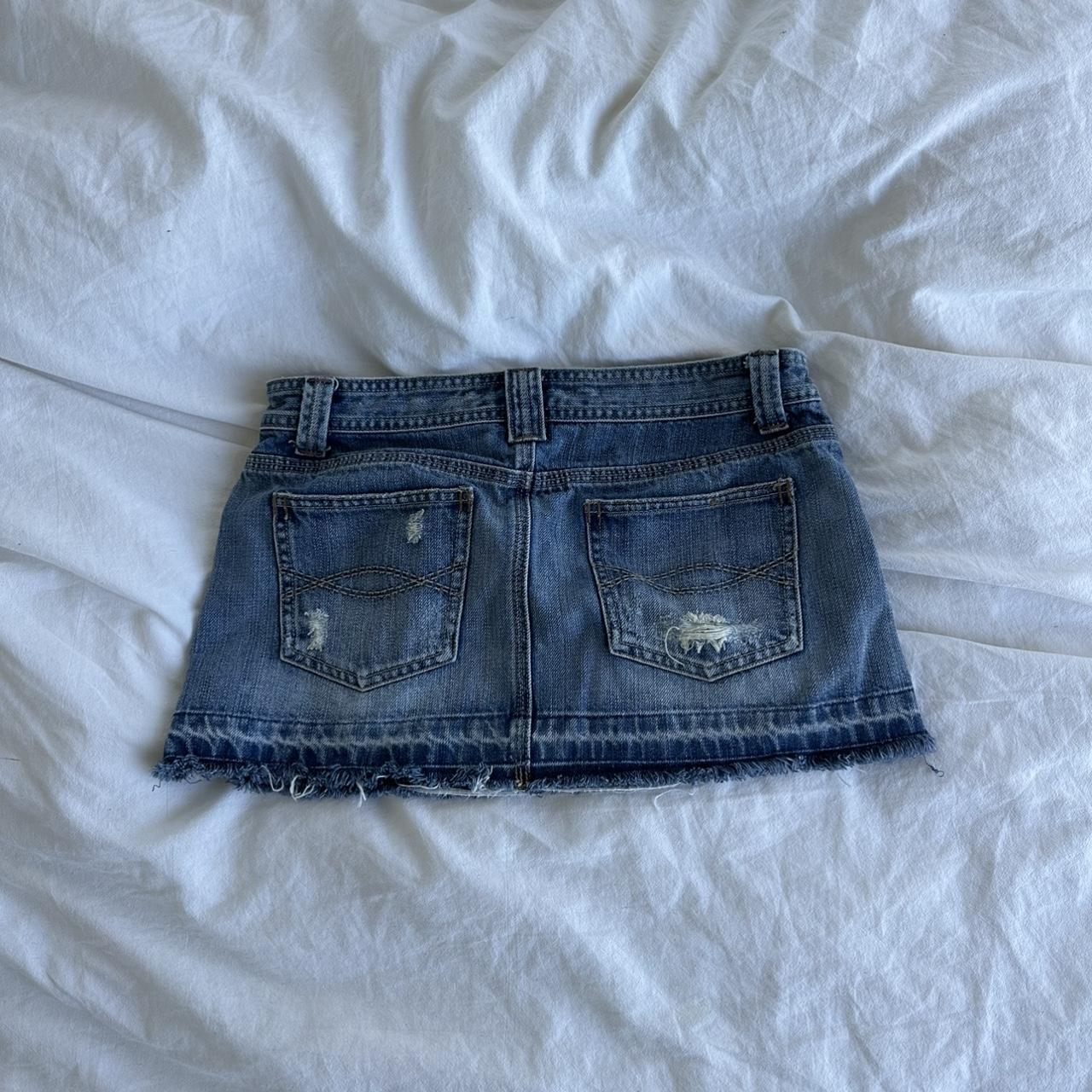 Abercrombie and fitch denim skirt - Depop