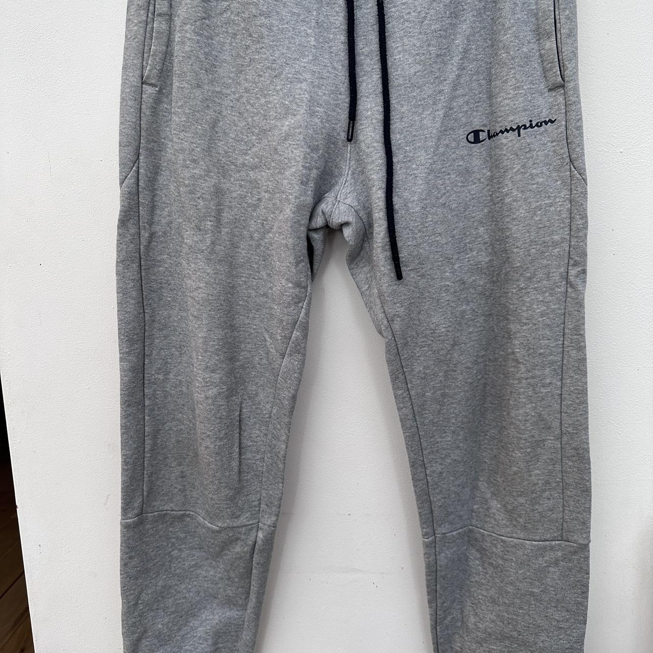 Champion Men's Grey Joggerstracksuits Depop