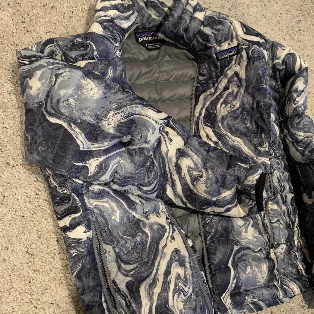 Patagonia women’s small down jacket style “river... Depop