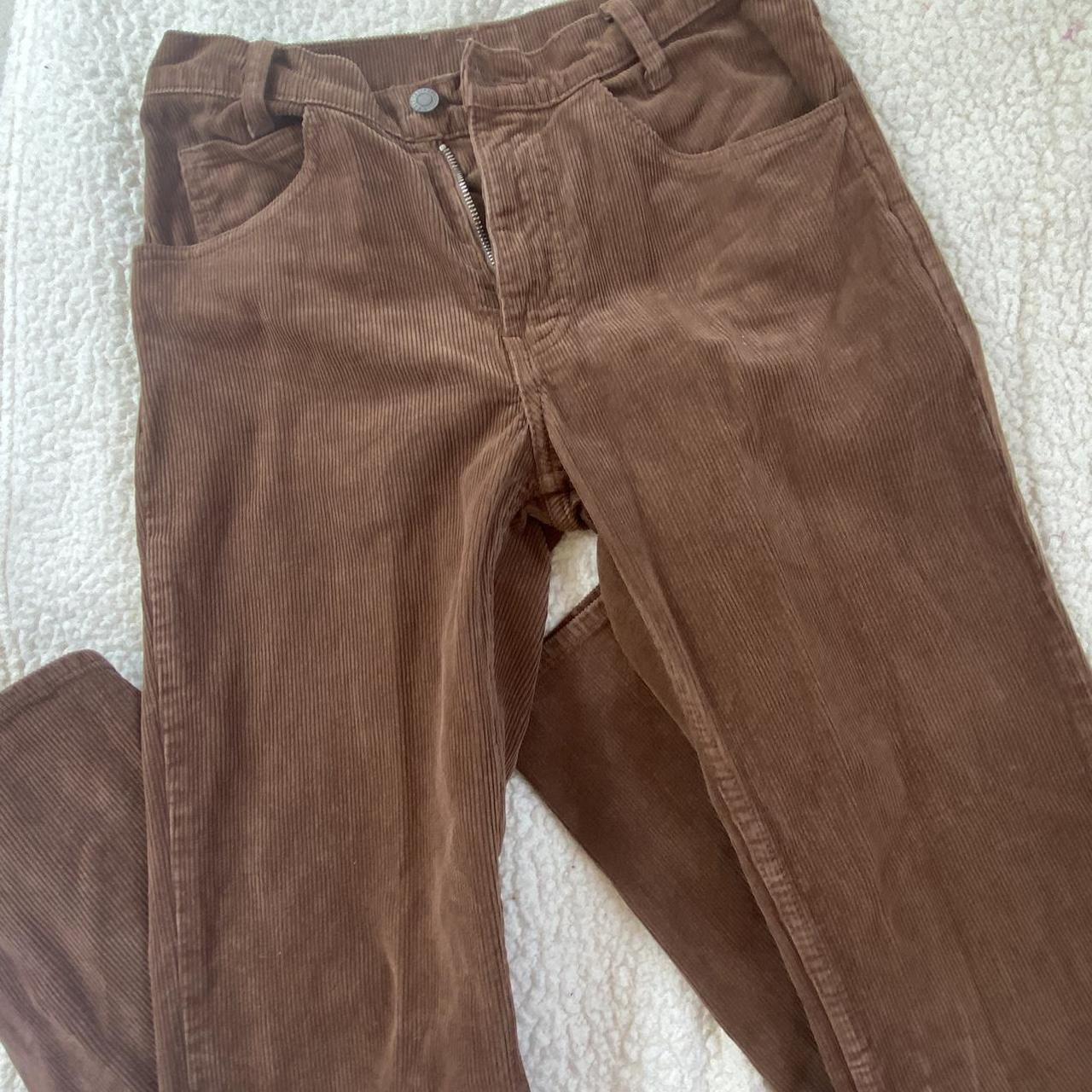 Brandy Melville Women's Brown Trousers Depop
