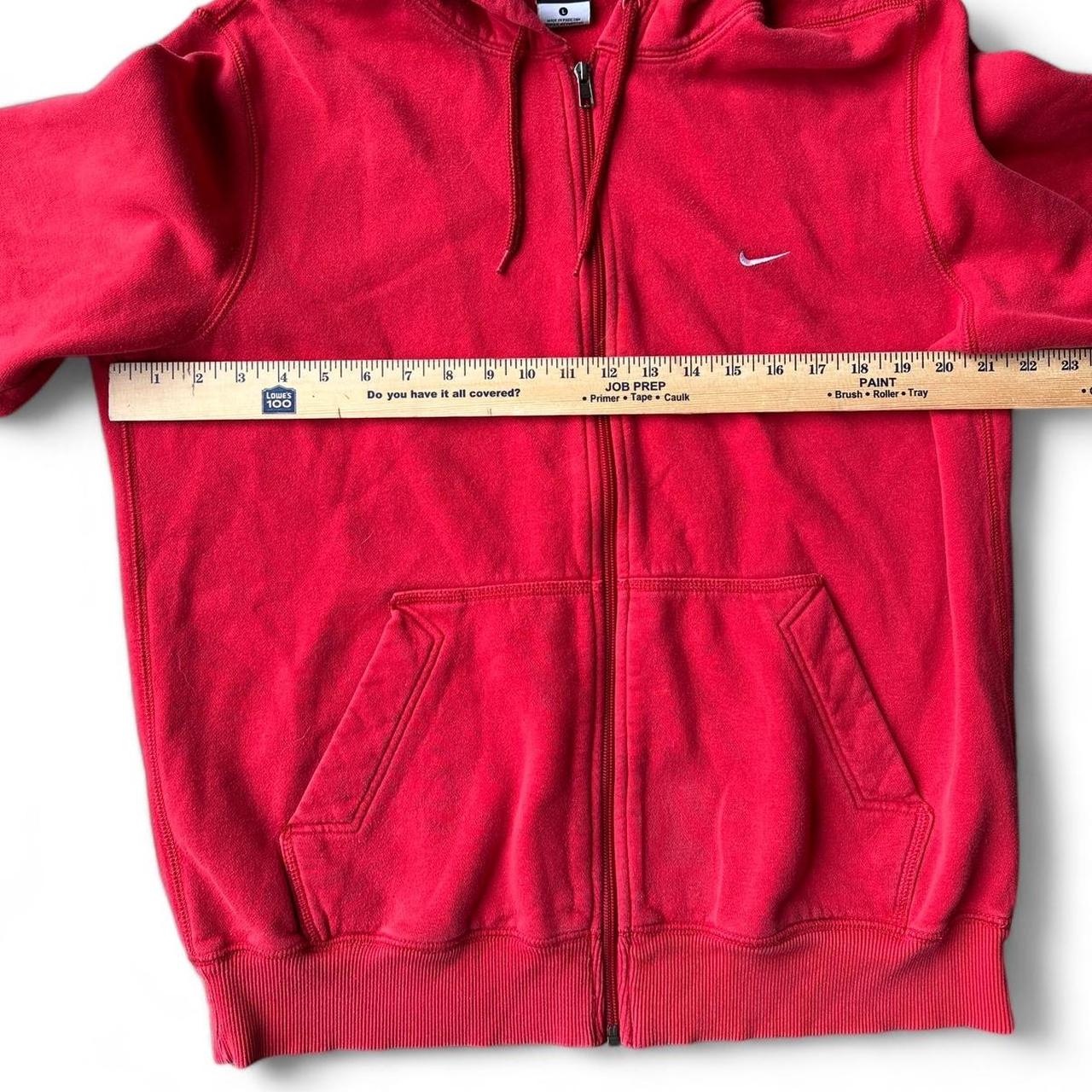 red nike zip up hoodie men's