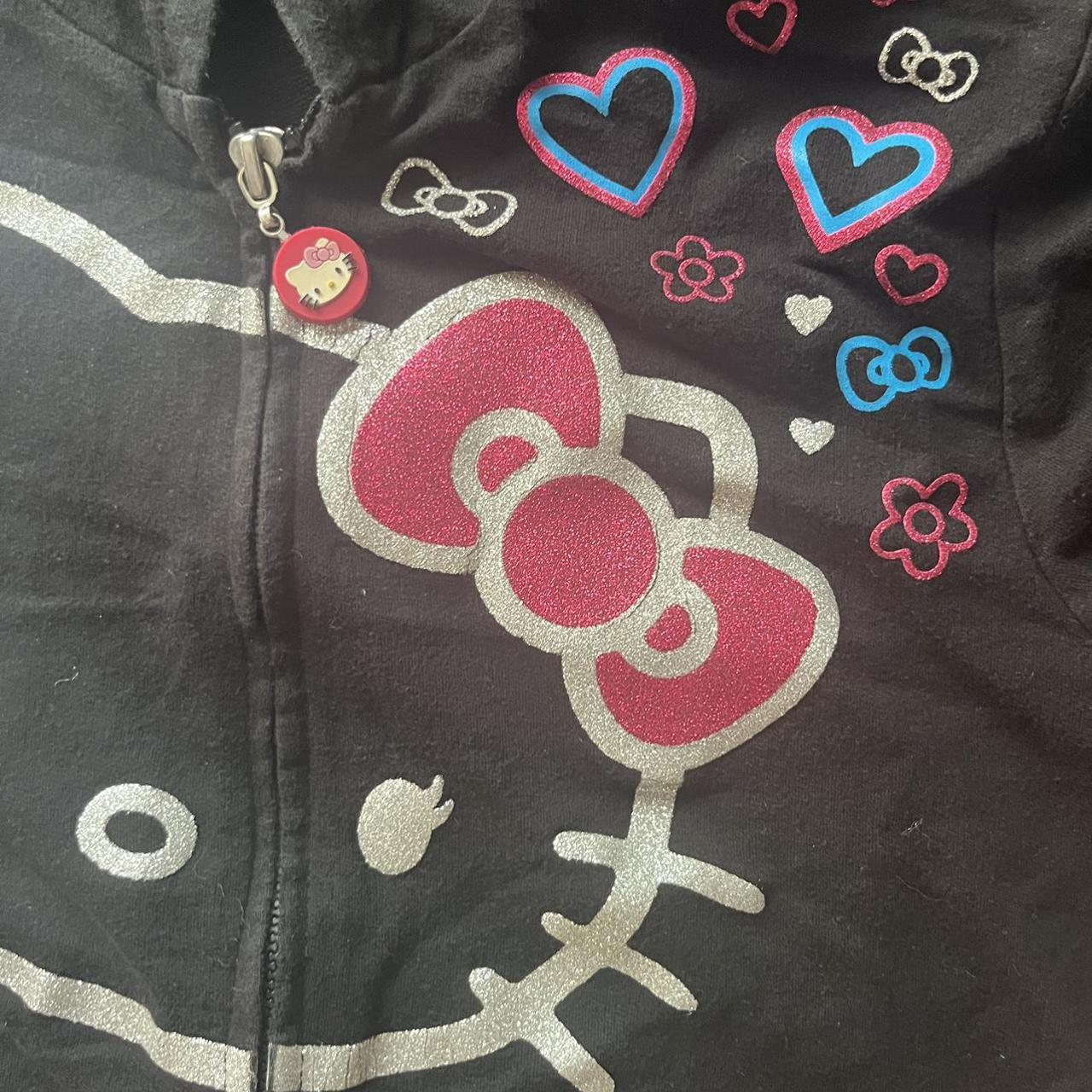 Y2K Mcbling Hello Kitty glitter hoodie Pretty sure... - Depop