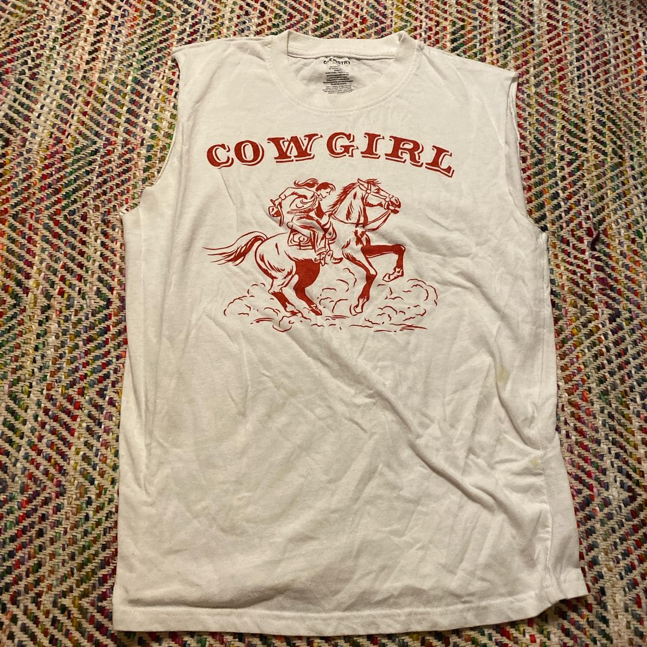 Cowgirl Cutoff Tank Message Me For More Info, Offers - Depop