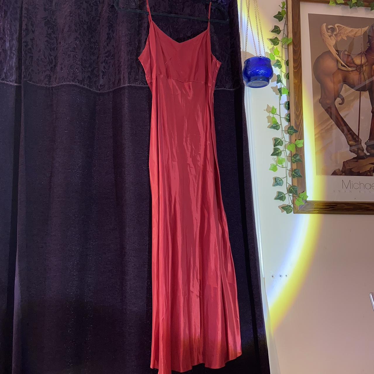 Cami International 2piece layered red dress;... Depop