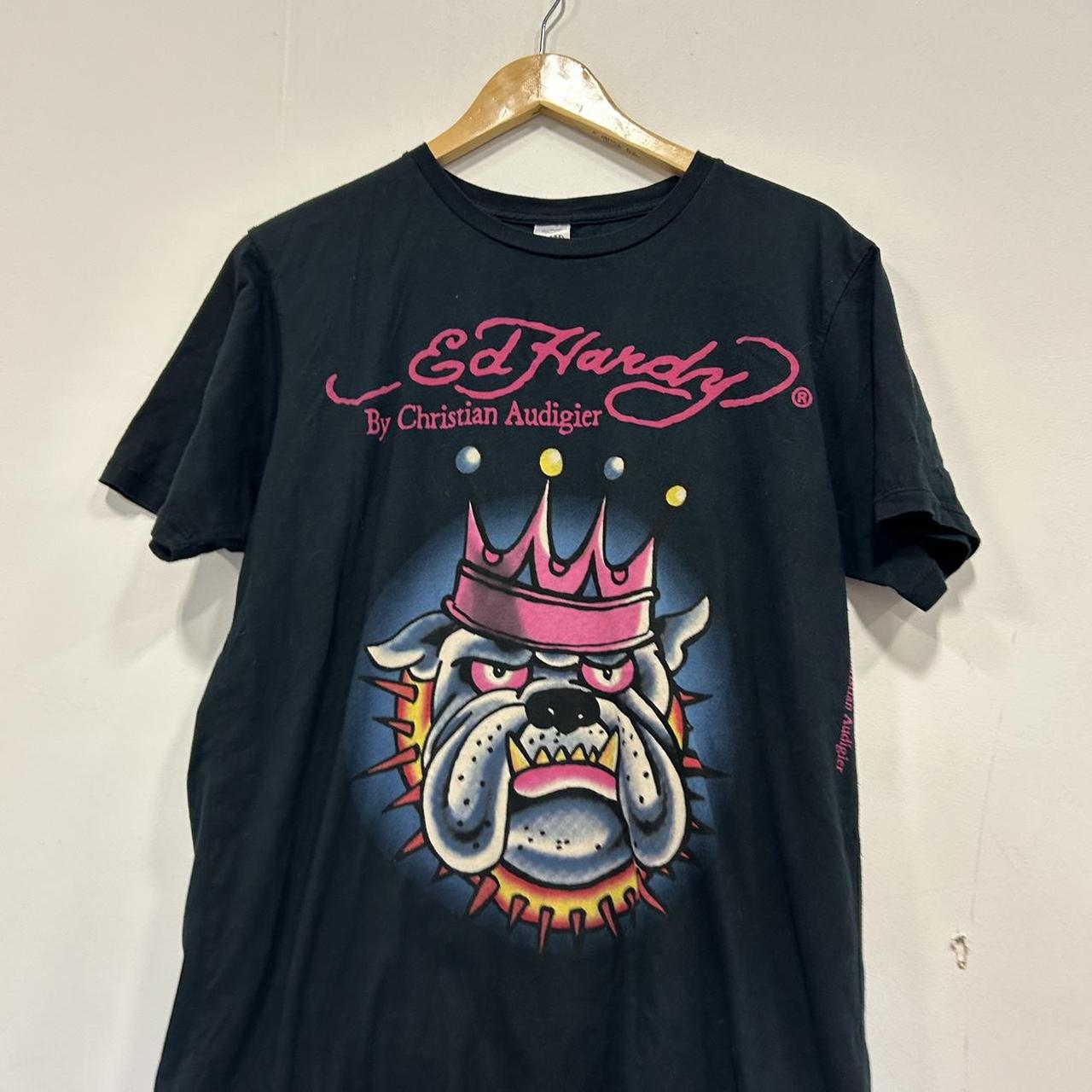 Ed hardy bulldog outlet t shirt