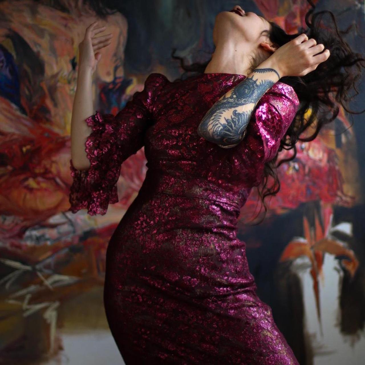 【THE VAMPIRE'S WIFE】The Wild Rose Dress The Vampire's Wife Wild Roses Cotton Dress | Liberty
