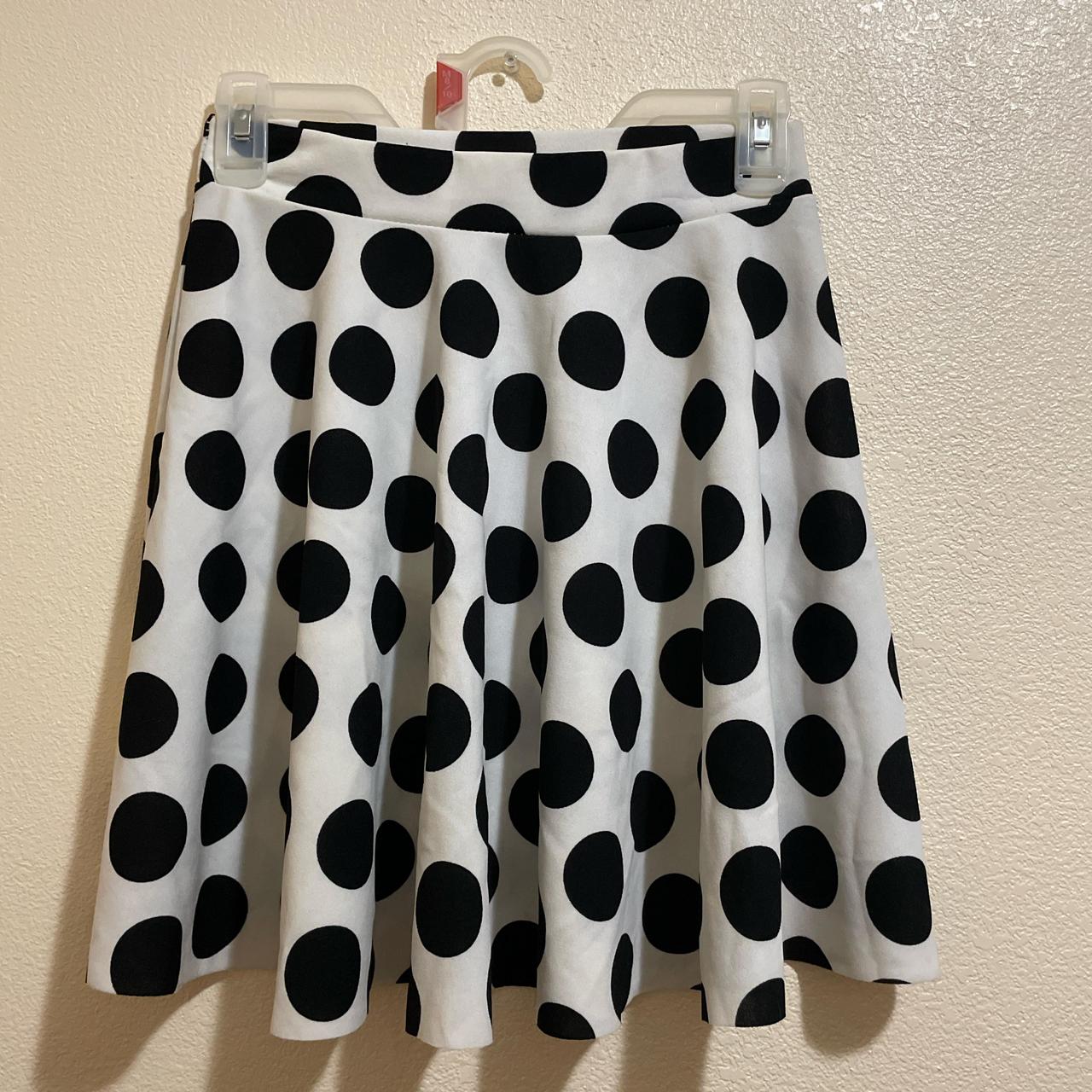 Polka dot skirt This skirt is a bit longer almost