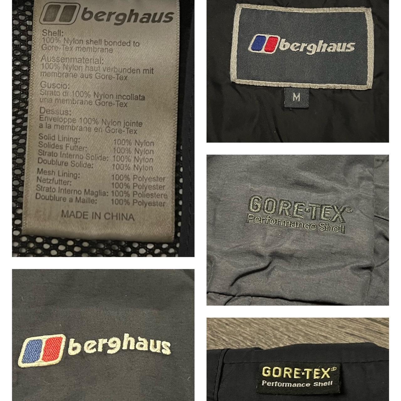 Black Goretex Berghaus Raincoat Jacket... Depop