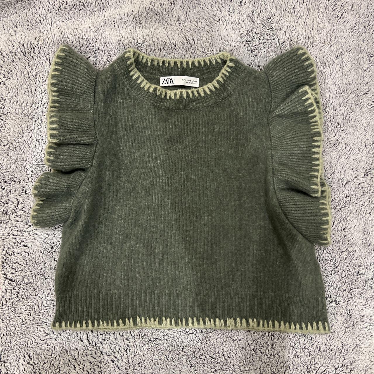 Zara 2025 khaki jumper