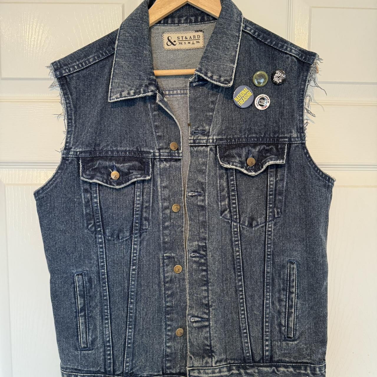 Cut off denim jacket - Start an 80s rock band 🎸 or | Depop Cut off denim jacket - Start an 80s rock band 🎸 or | Depop