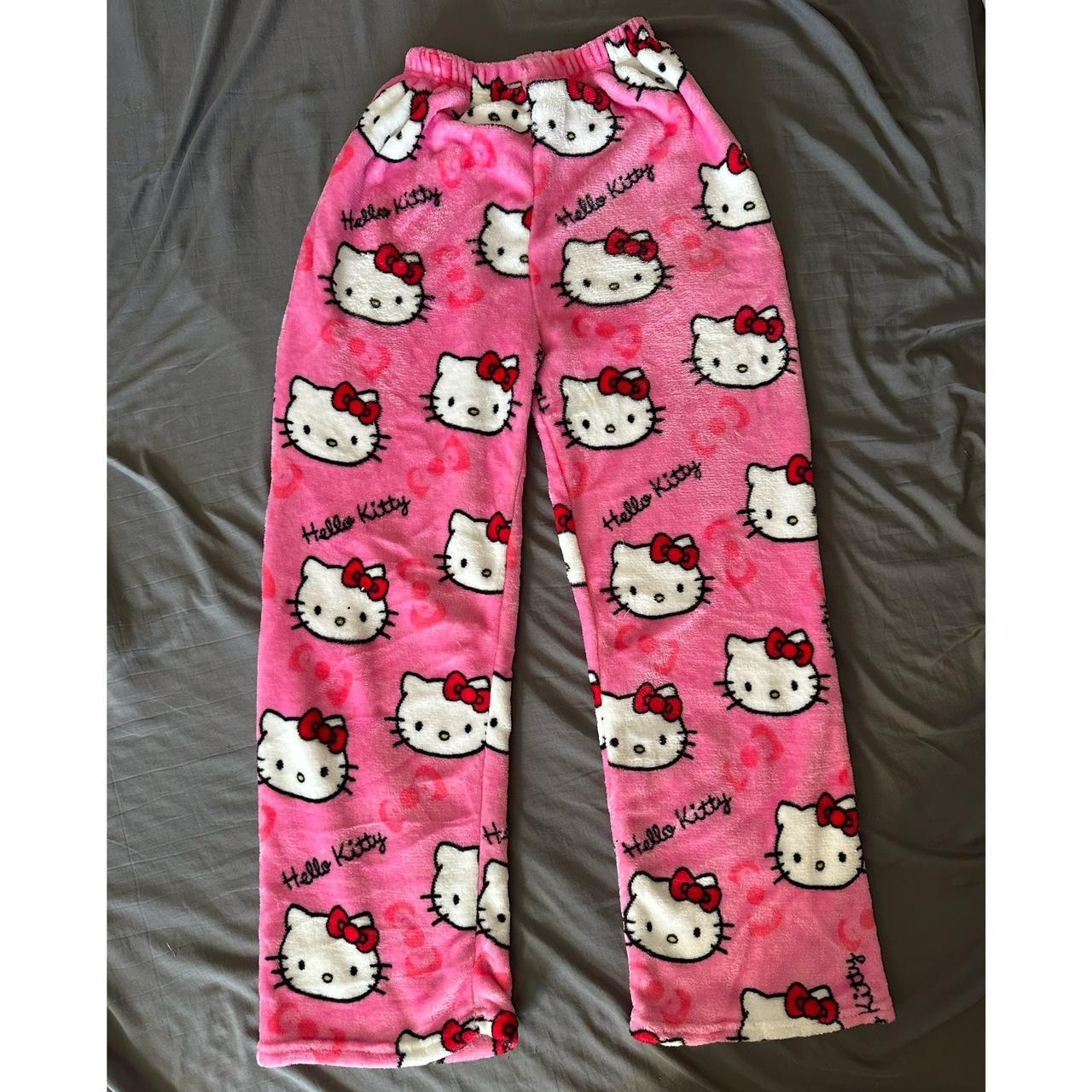 Hello kitty pj pants Super cute Barley worn - Depop