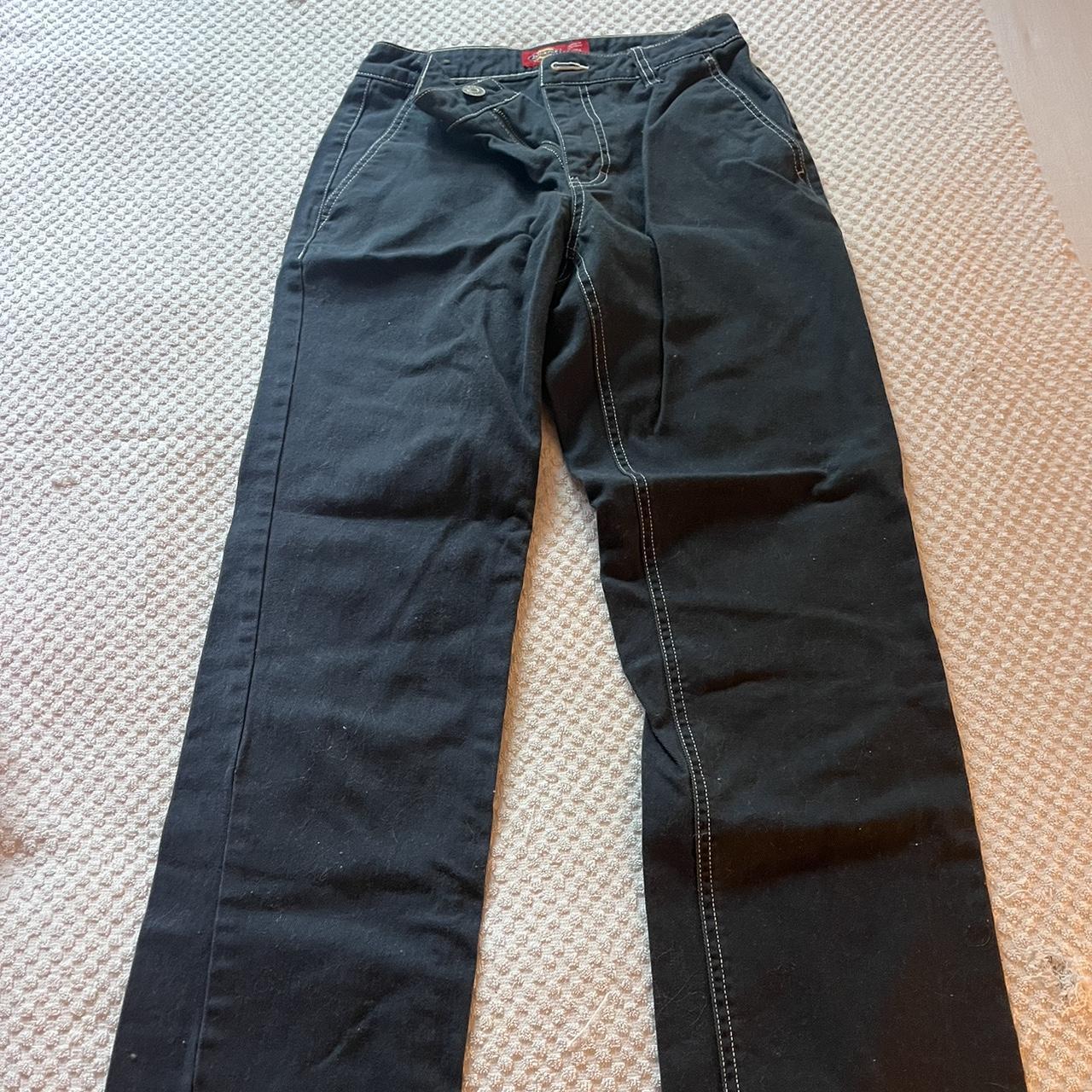 Navy Blue Dickies pants size 0 only wore them a few... - Depop