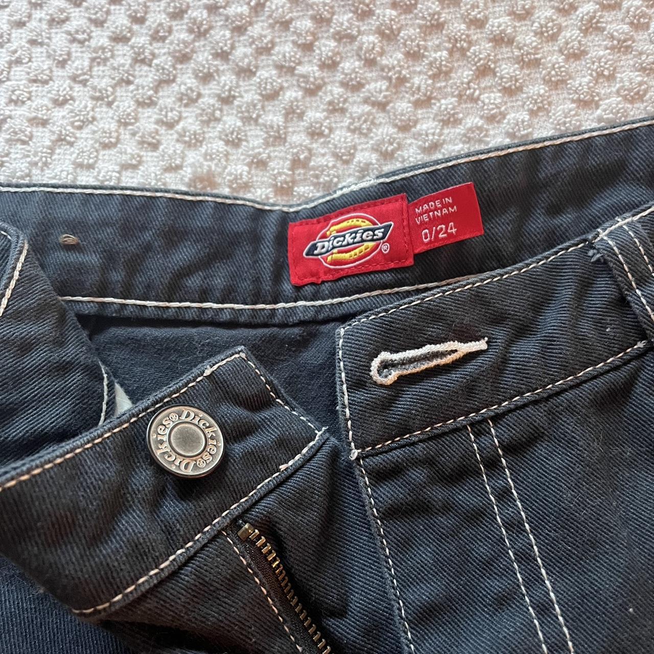 Navy Blue Dickies pants size 0 only wore them a few... - Depop