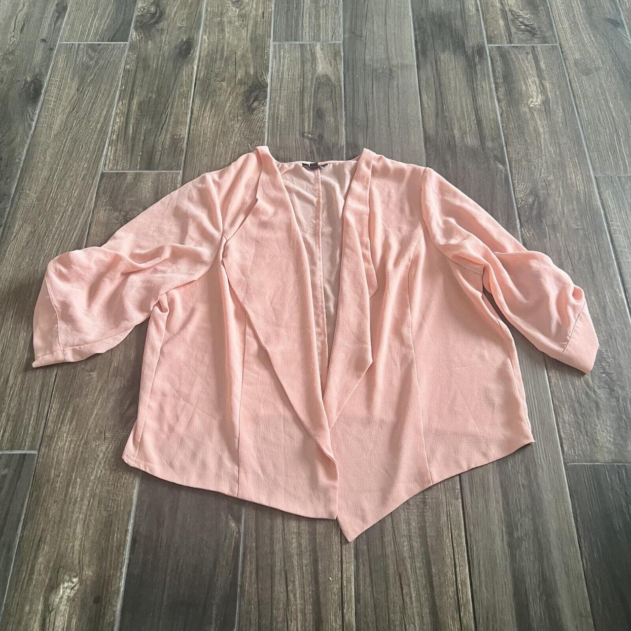 Torrid Pink Cardigan Sheer Jacket Size 3 Or