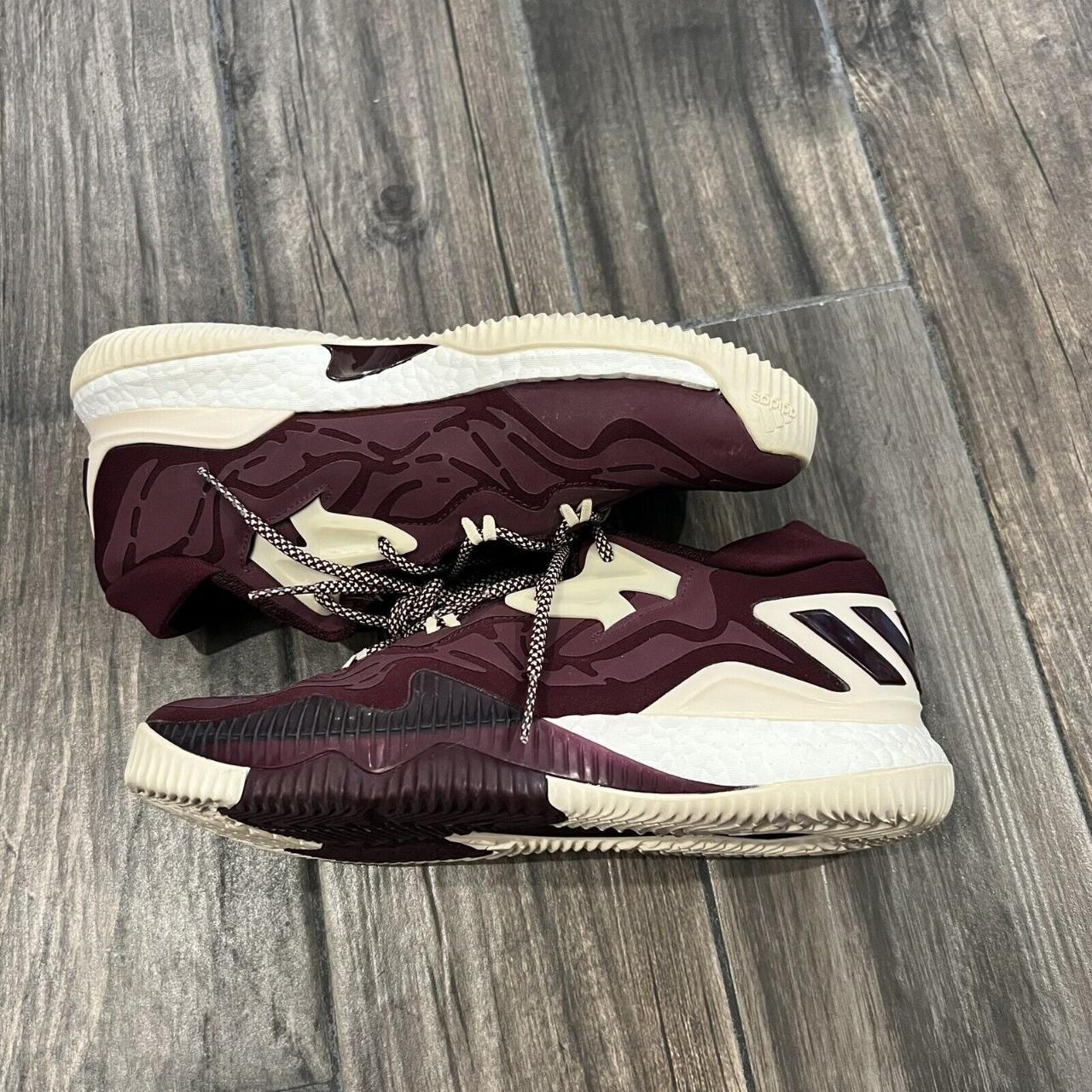 Maroon adidas basketball outlet shoes