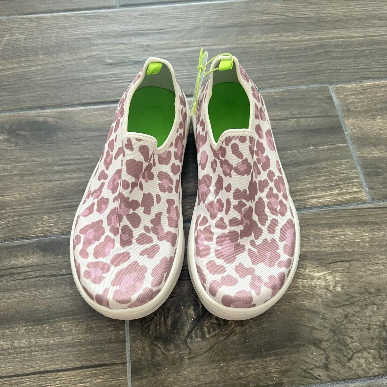 Oofos Oomg Eezee Women's Slip-On Shoes Rose Leopard W6