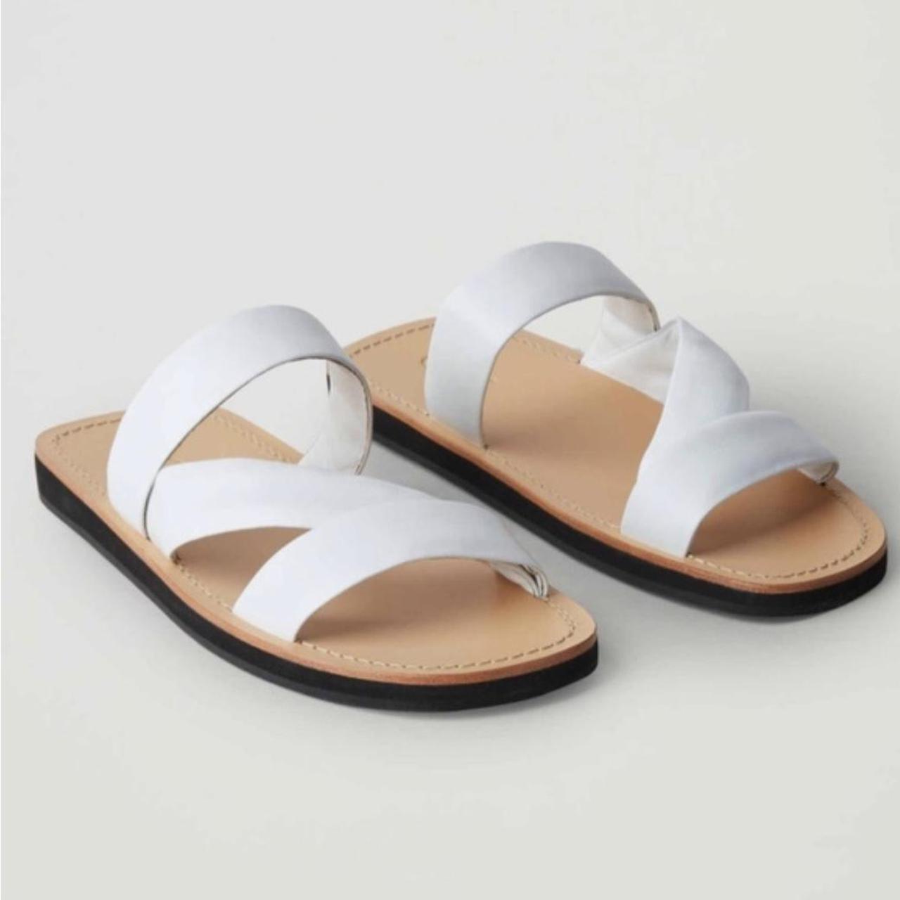 Cos leather hot sale strap sandals