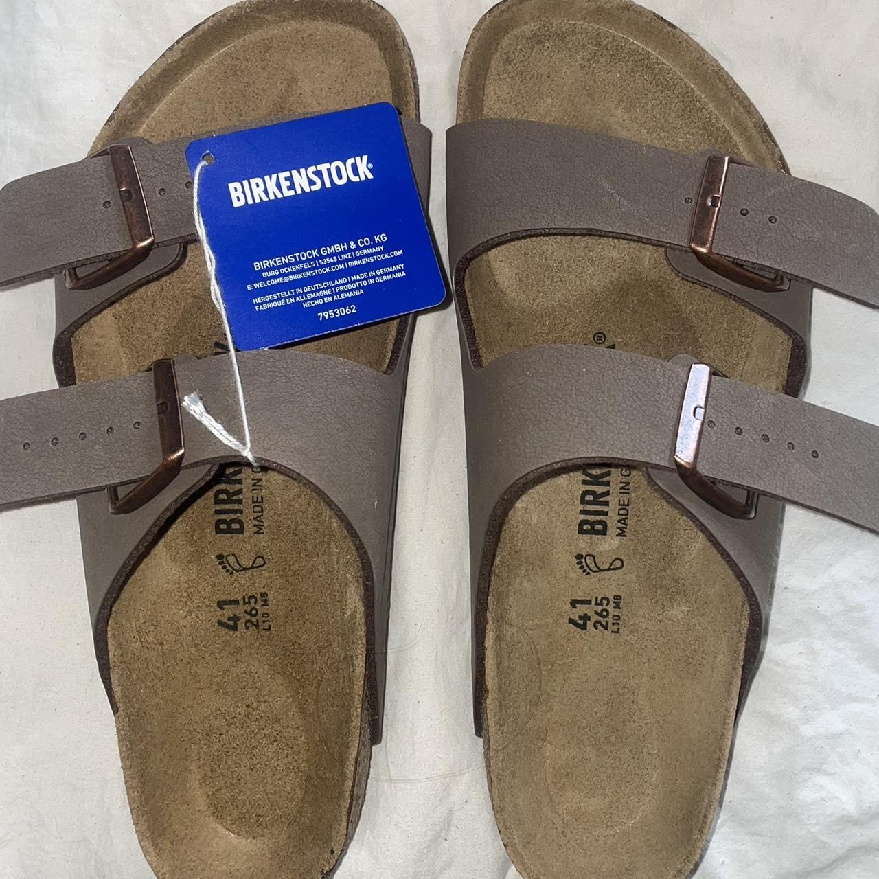 size 41 Birkenstocks in Arizona stone BNWT- only... - Depop