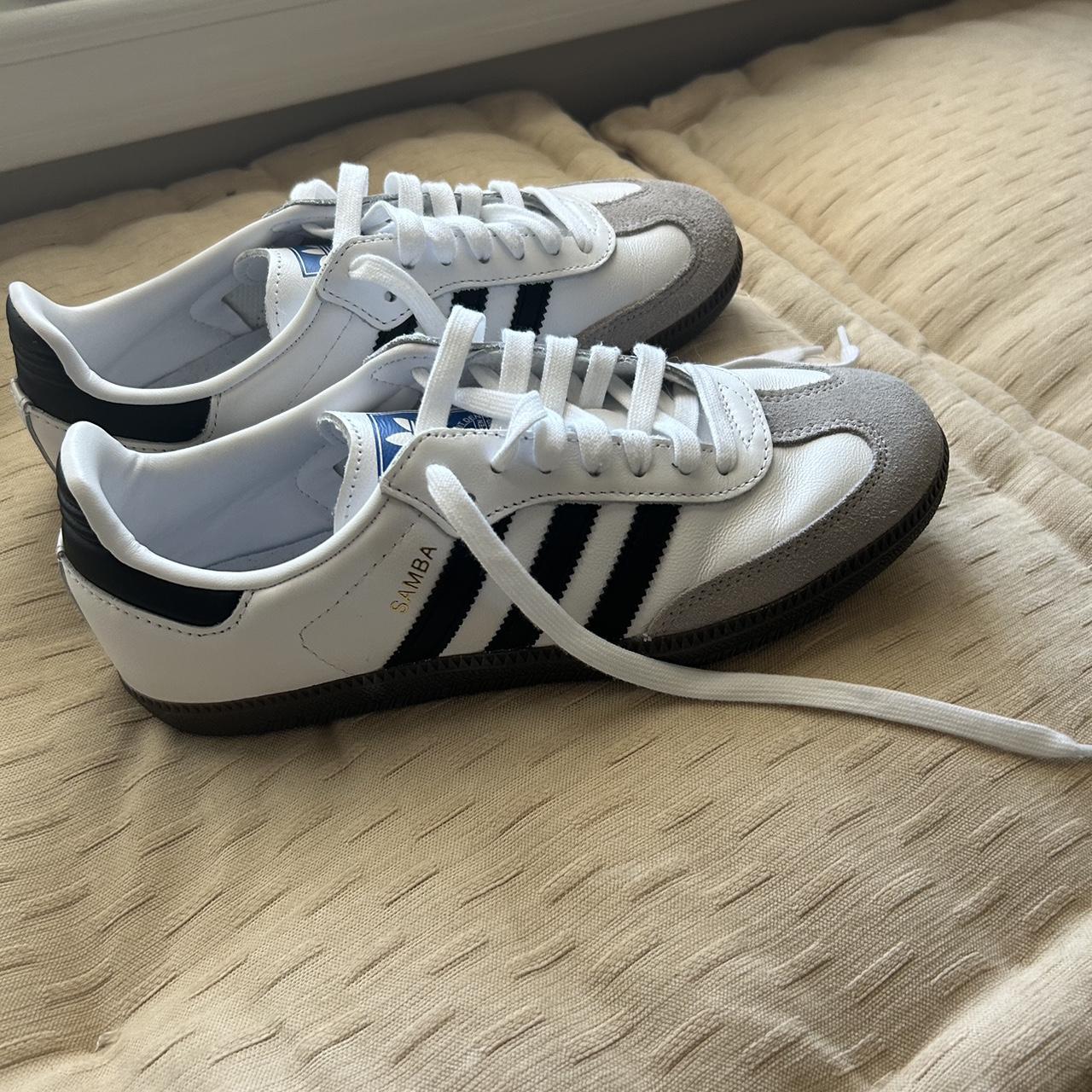 adidas sambas og in great condition. fits size 7 and... - Depop