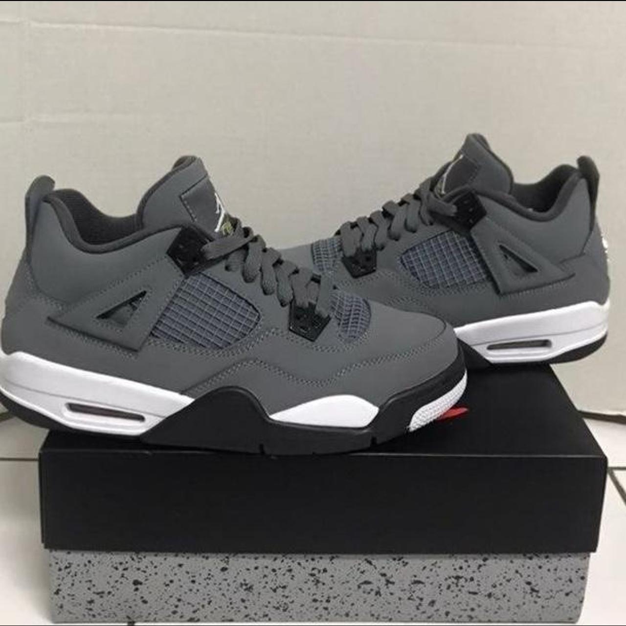 grey jordan 4 footlocker